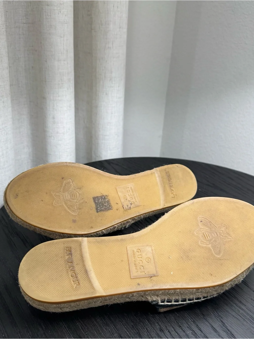 Gucci Matelasse Pilar GG Canvas Espadrille Sandals 39